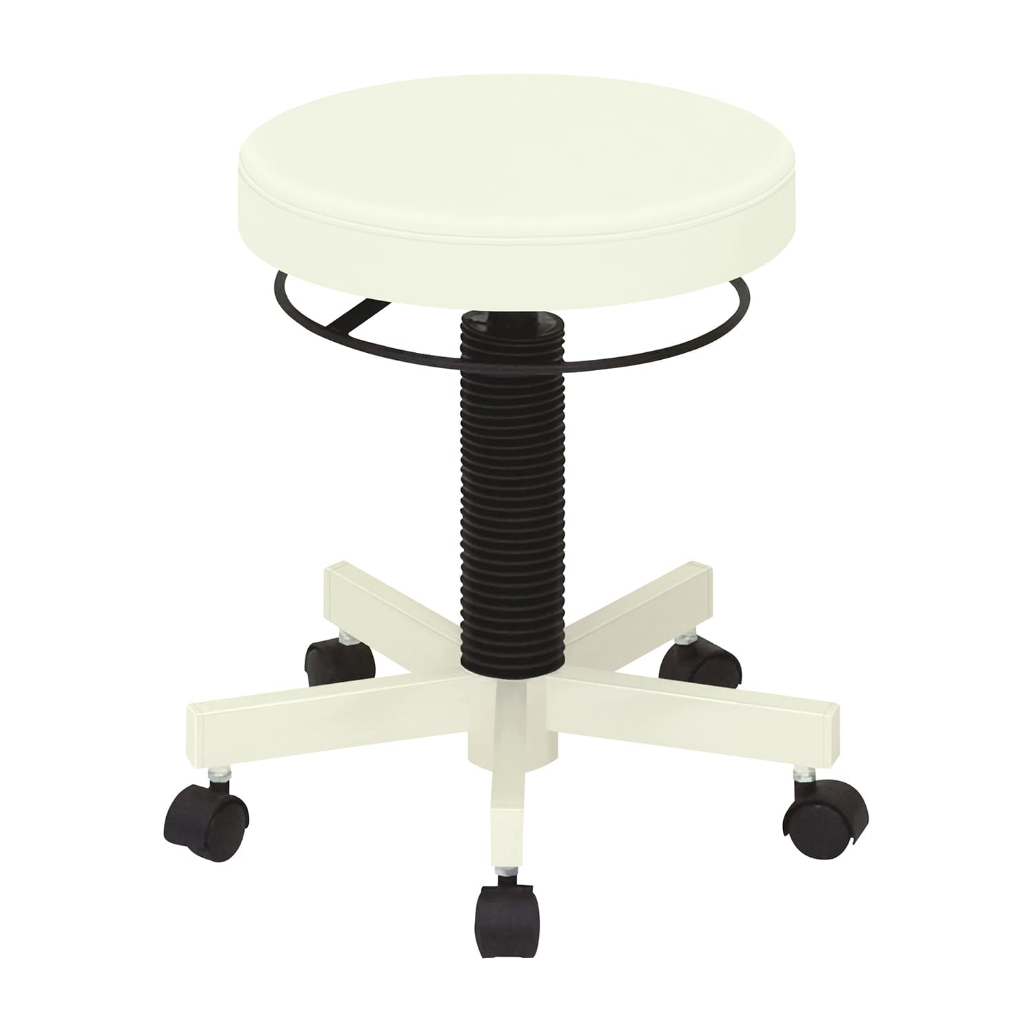 クランケチェア(キャスター付) キャスタータイプ 23-5120-0001 ビニルレザー白 高田ベッド製作所 TB-764-01