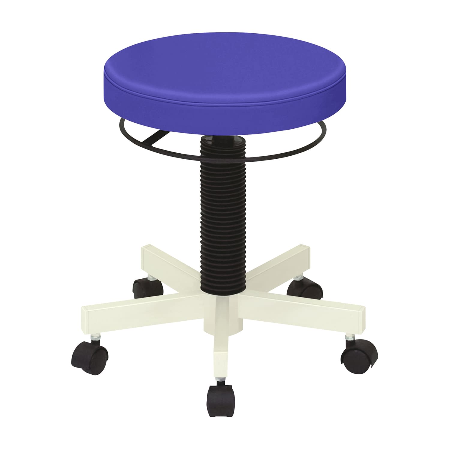 クランケチェア(キャスター付) キャスタータイプ 23-5120-0006 ビニルレザーライトブルー 高田ベッド製作所 TB-764-01