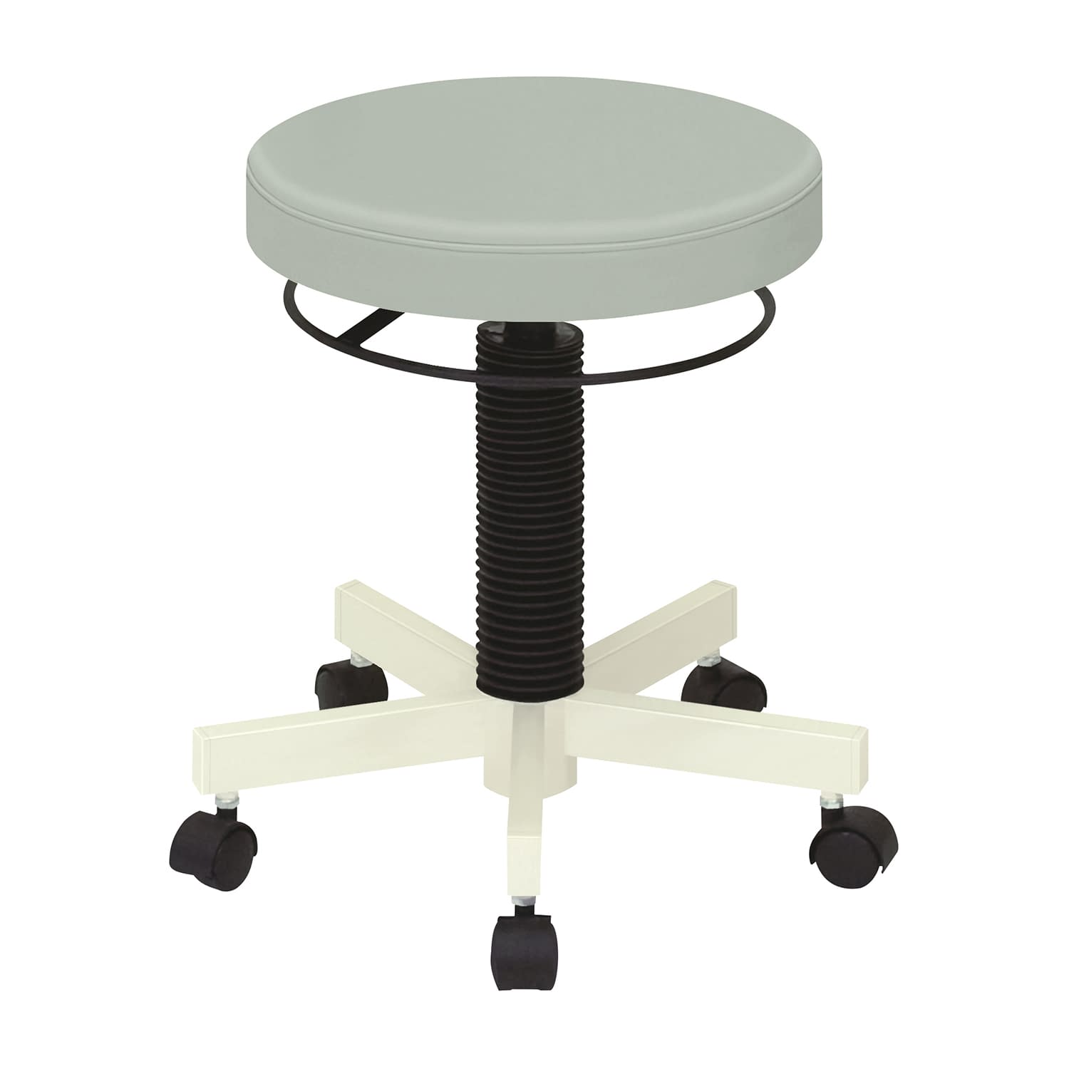 クランケチェア(キャスター付) キャスタータイプ 23-5120-0009 ビニルレザーグレー 高田ベッド製作所 TB-764-01