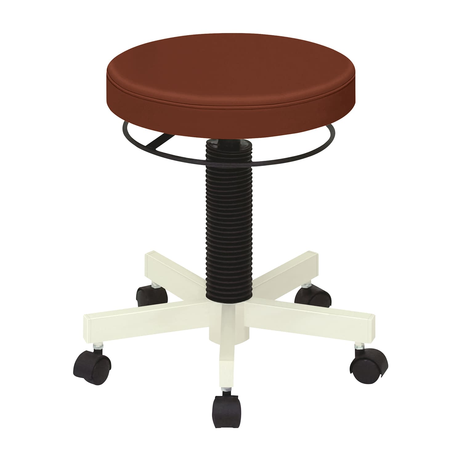 クランケチェア(キャスター付) キャスタータイプ 23-5120-0017 ビニルレザーライトブラウン 高田ベッド製作所 TB-764-01