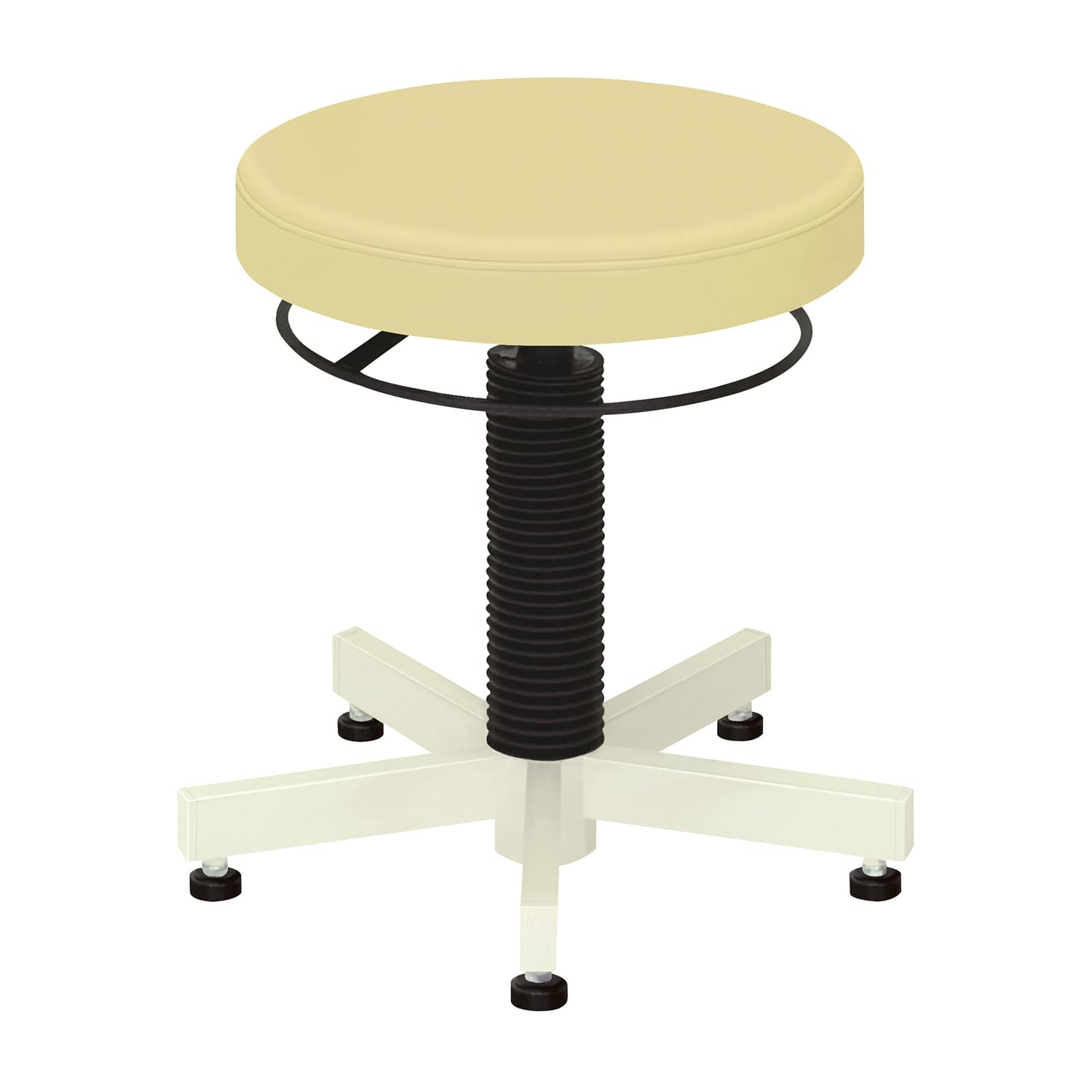 クランケチェア(アジャスター付) アジャスタータイプ 23-5120-0102 ビニルレザーアイボリー 高田ベッド製作所 TB-764-02