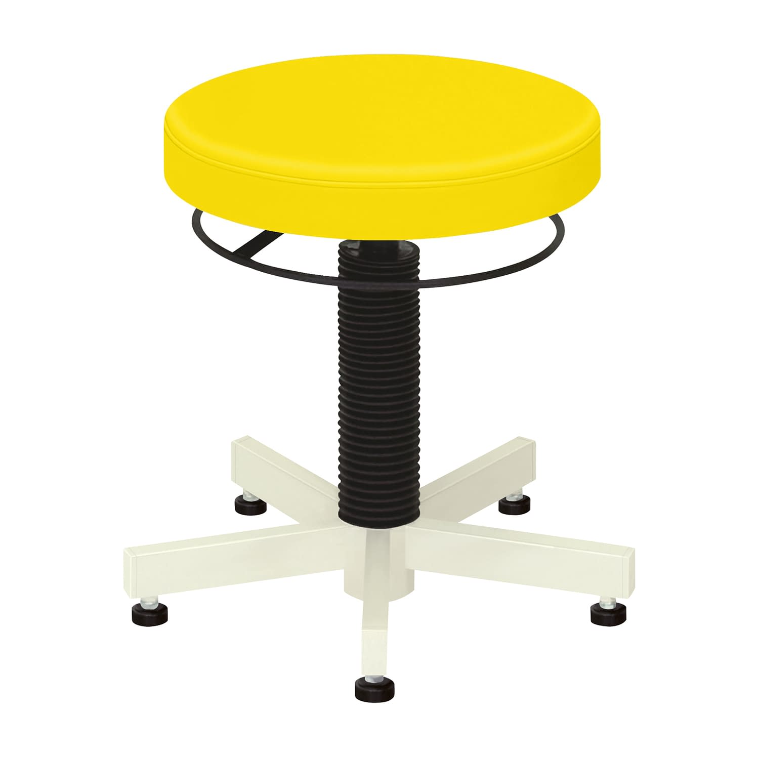 クランケチェア(アジャスター付) アジャスタータイプ 23-5120-0108 ビニルレザーイエロー 高田ベッド製作所 TB-764-02