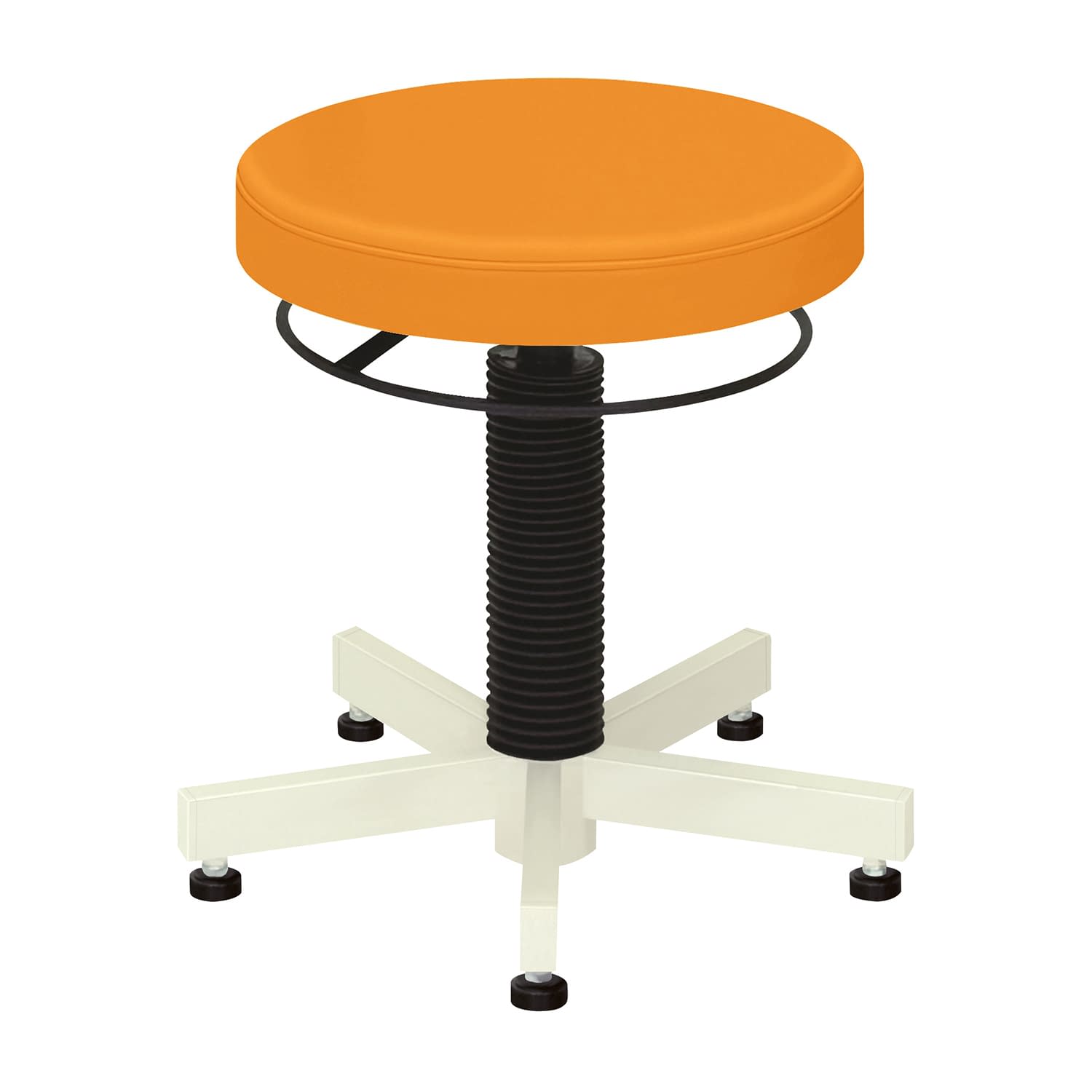 クランケチェア(アジャスター付) アジャスタータイプ 23-5120-0110 ビニルレザーオレンジ 高田ベッド製作所 TB-764-02