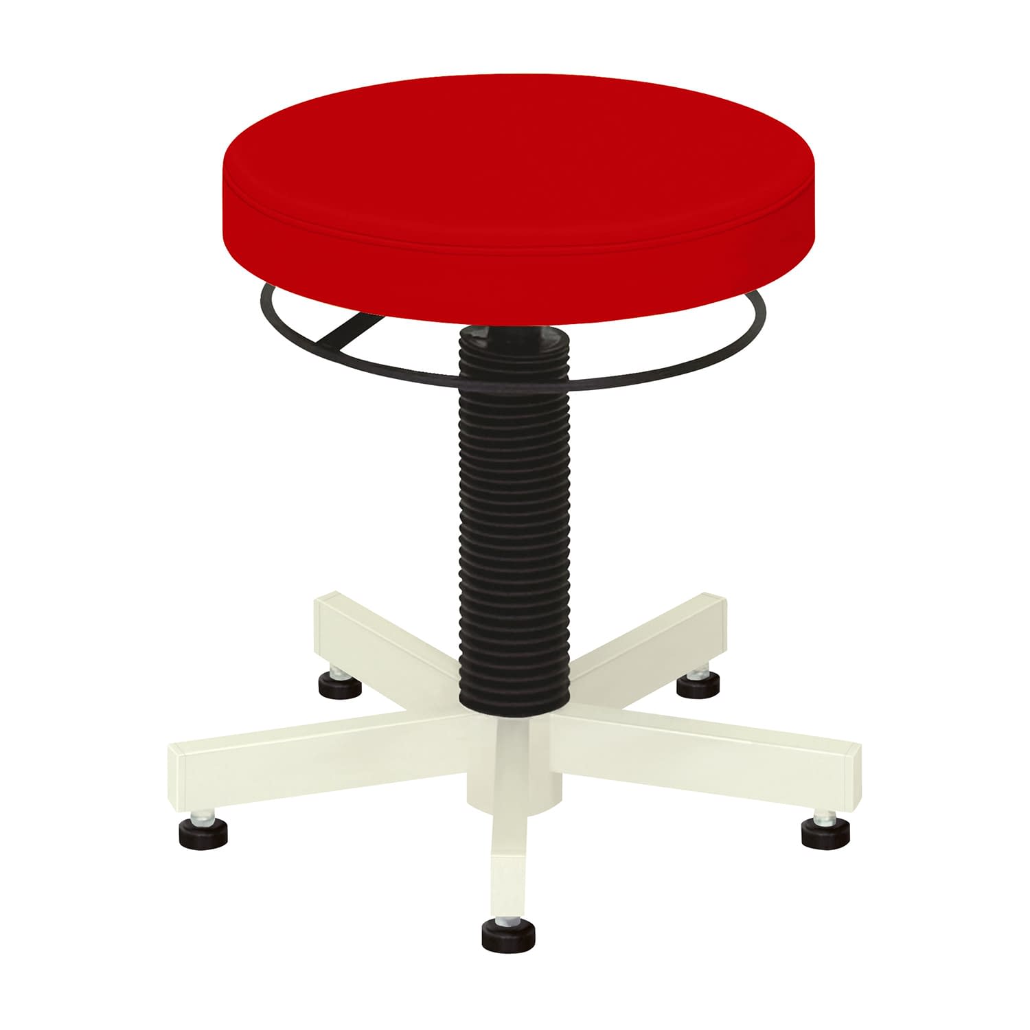 クランケチェア(アジャスター付) アジャスタータイプ 23-5120-0114 ビニルレザーレッド 高田ベッド製作所 TB-764-02