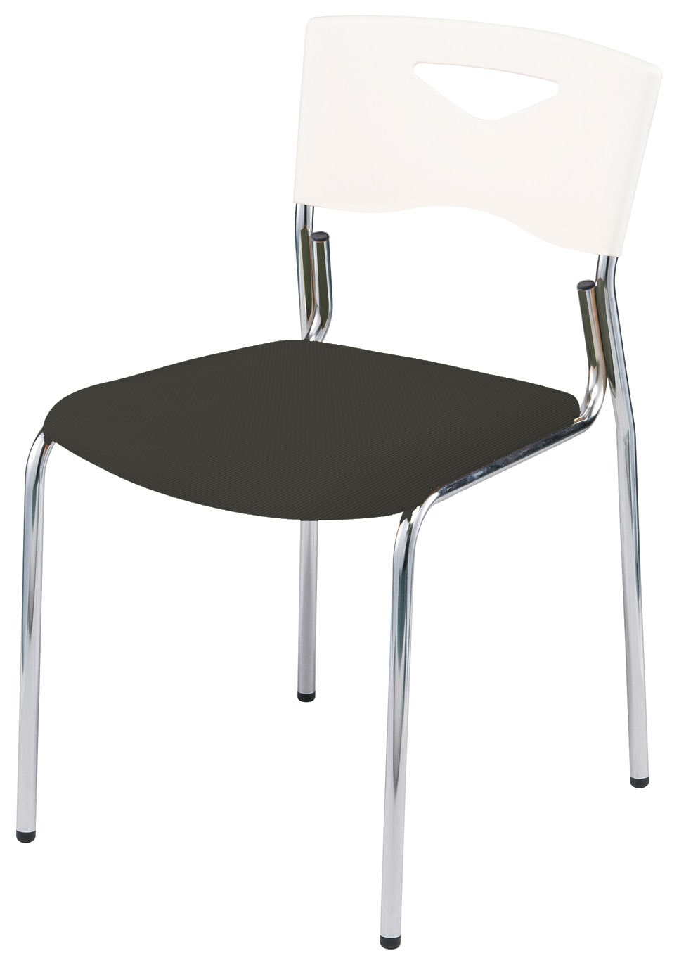 多目的チェア 23-6210-0011 ブラック(ファブリック調) ニシキ工業 FCS-W90