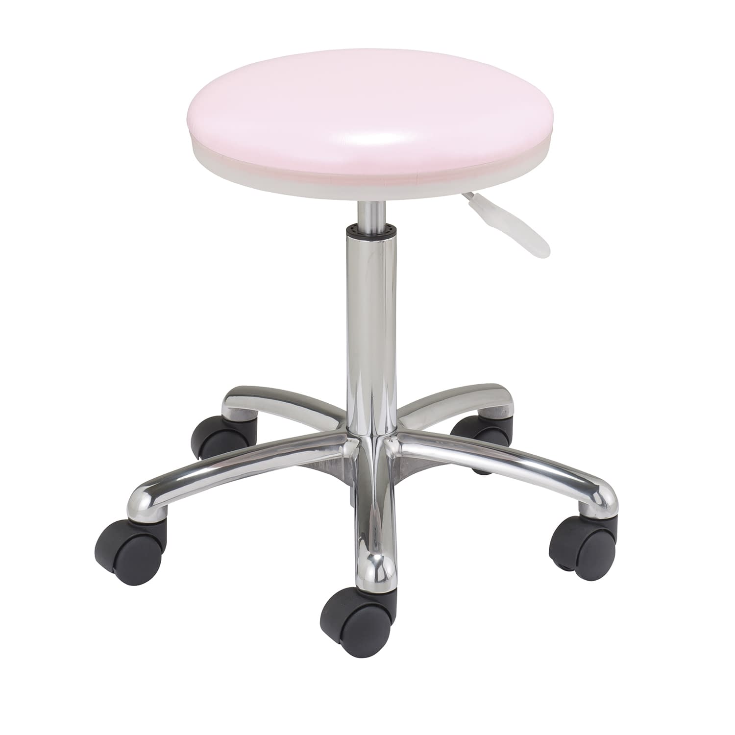 マツヨシSNナースチェア(アルミ脚) 椅子 23-6205-01 MATSUYOSHI SN-CH004P(ピンク)
