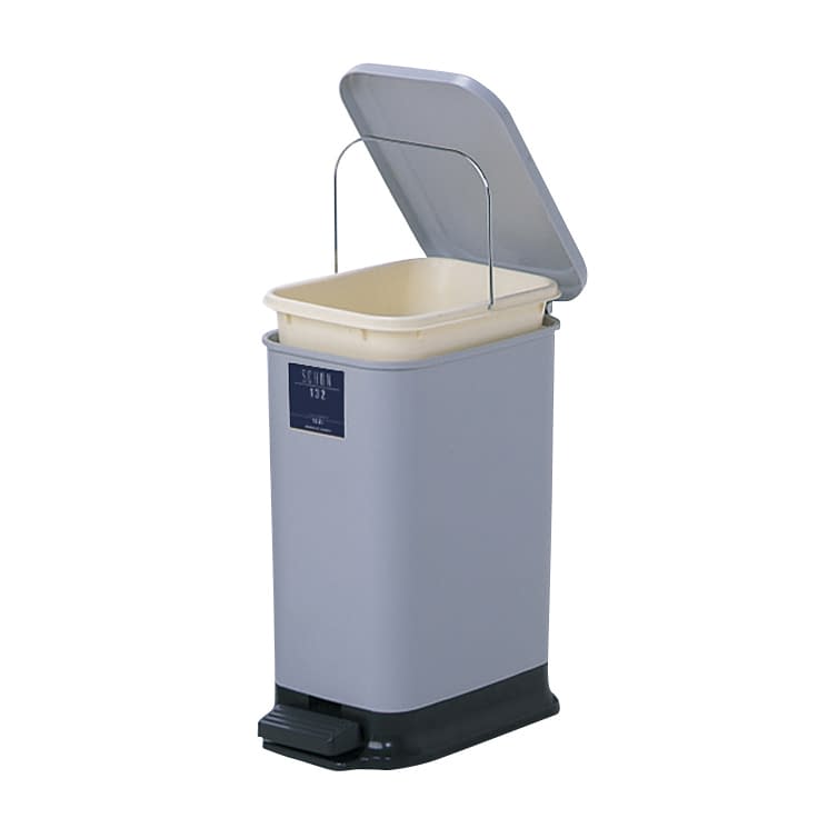 ペダル式容器(シャン132エコ) 23-5679-0108 ライトグレー テラモト DS-218-113(13.2L)