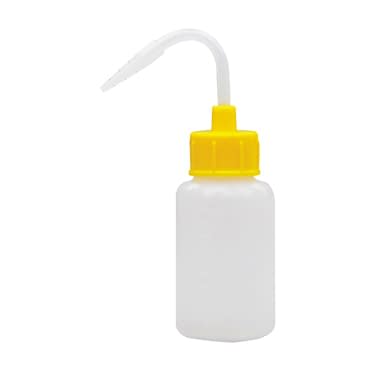 (23-5021-00)カラーキャップ付洗浄瓶（細口） 100ML(12ﾎﾝｲﾘ) ｶﾗｰｷｬｯﾌﾟﾂｷｾﾝｼﾞｮｳﾋﾞﾝ ライトバイオレット【1箱単位】【2019年カタログ商品】