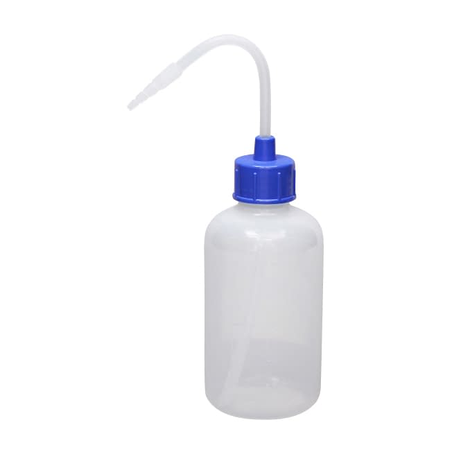 カラーキャップ付洗浄瓶(細口) 細口 23-5021-0108 コバルトブルー 安元化成 250ML(12ホンイリ)