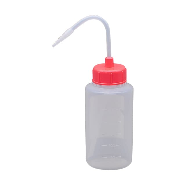 カラーキャップ付洗浄瓶(広口) 広口 23-5021-0504 ピンク 安元化成 250ML(12ホンイリ)