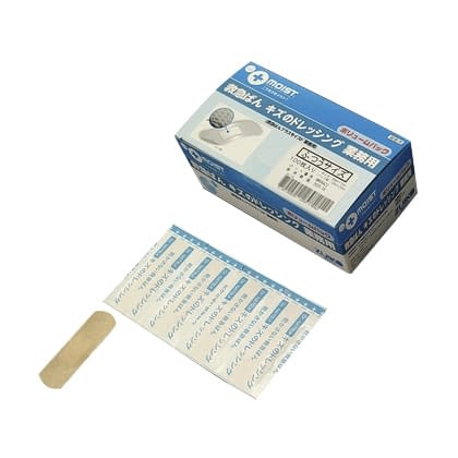 救急ばんキズのドレッシング(ふつう) ふつう 24-3518-00 プラスモイスト KAMJ(25X72MM)100マイ