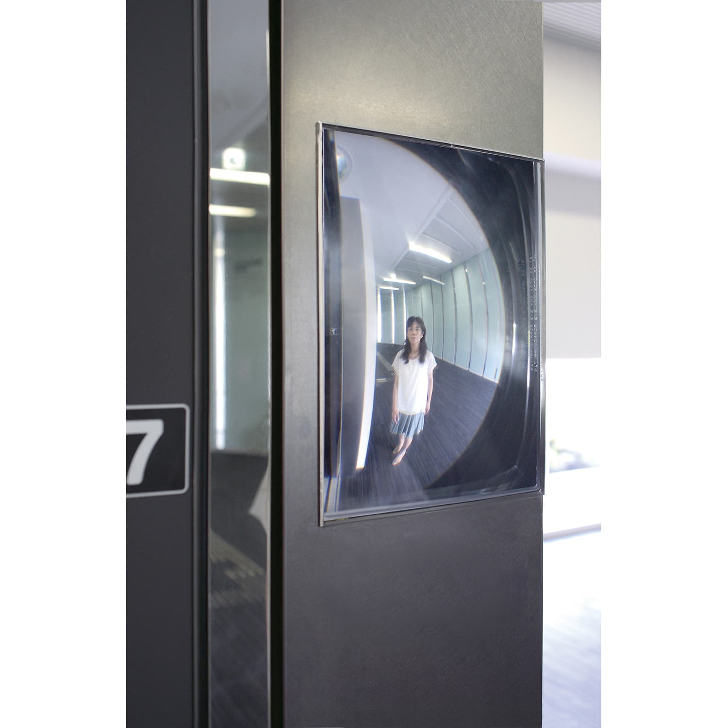 FFミラーEVE(エレベータ三方枠用 23-6732-01 コミー FVL16B(Bタイプ)