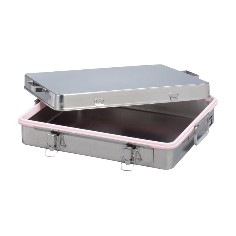 リムーバブルケース 小 23-6564-0001 ピンク 片桐医科工業 350X295X90MM