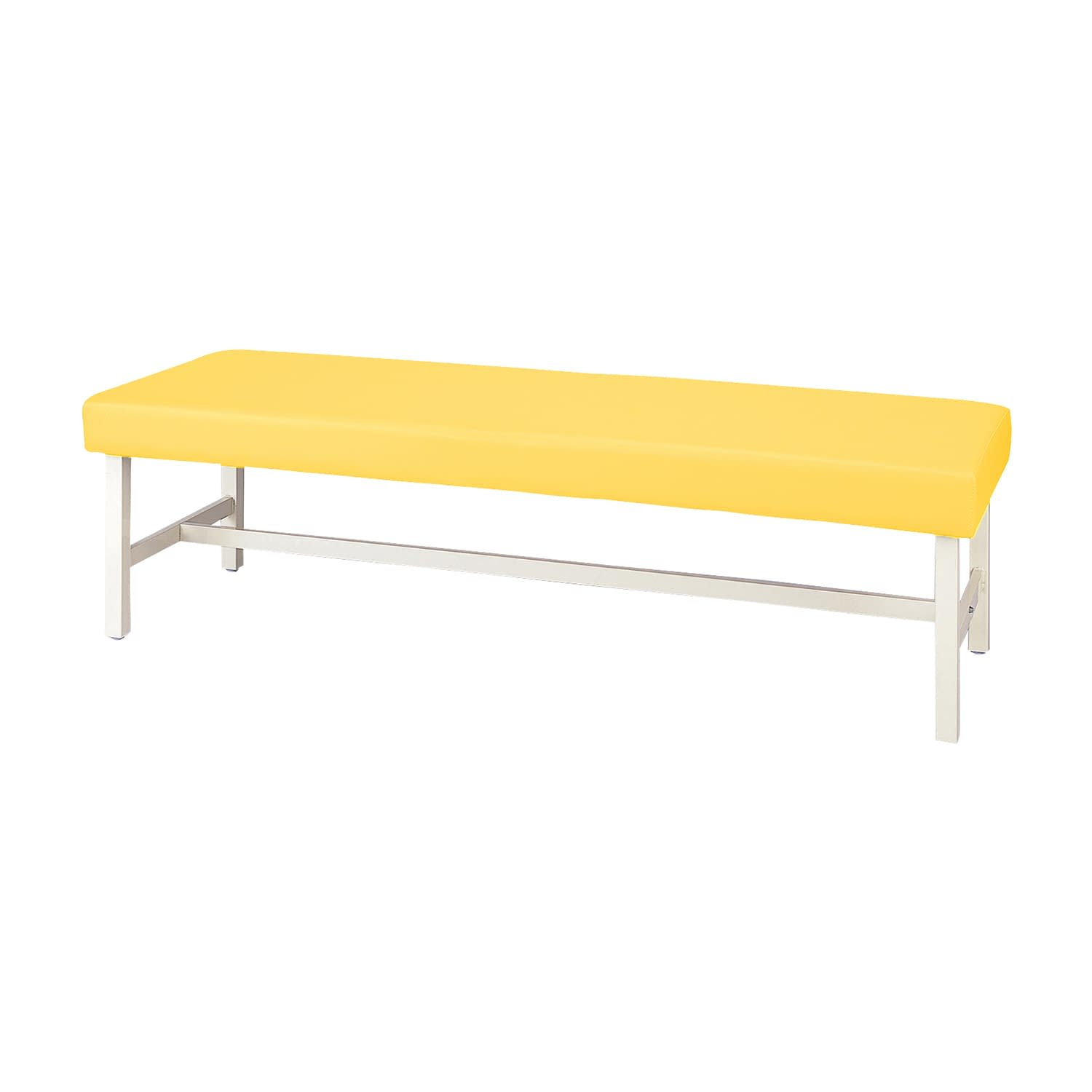 マツヨシ ベーシック診察台 診察ベッド 23-6914-0101 イエロー MATSUYOSHI BC-ET6055(W60XH55CM)