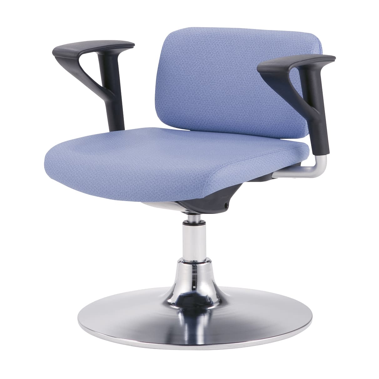 クランケチェア(円形ベースタイプ) 円形ベースタイプ 23-6905-01 ノーリツイス LLS-SB02(ブルー)