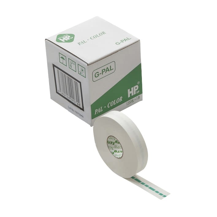 ロット管理用ラベルPAL－COLOR 23-6571-02 日油技研工業 G-PAL(ミドリ)5カン6000マイ