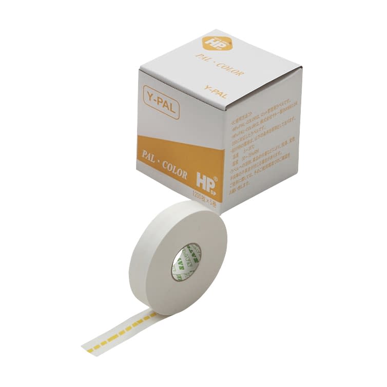 ロット管理用ラベルPAL－COLOR 23-6571-04 日油技研工業 Y-PAL(キイロ)5カン/6000マイ