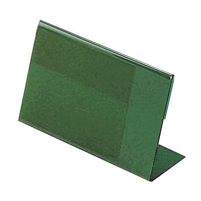 名札立(L型) 23-6878-00 日本医理器材 70X110MM(グリーン)