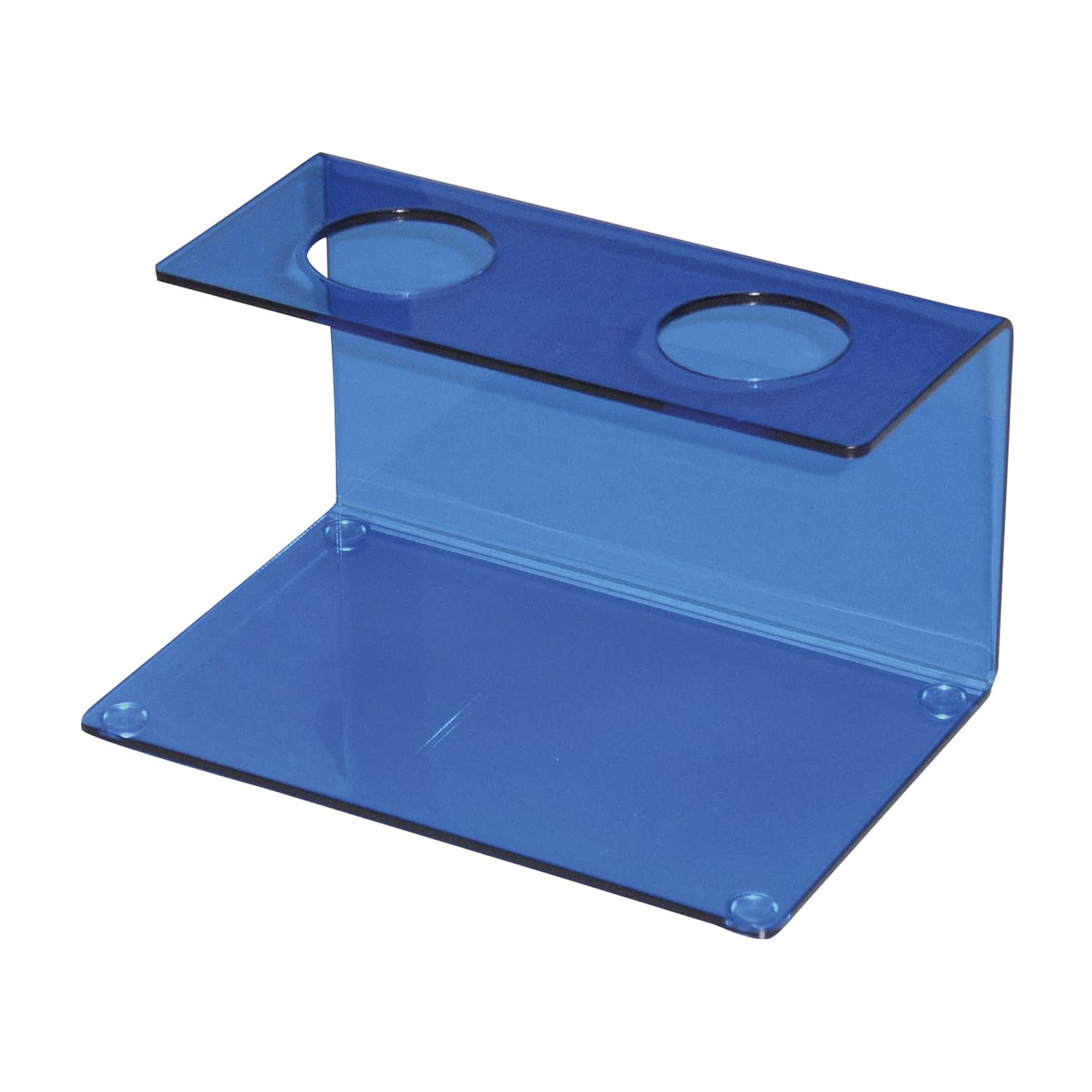 シカン瓶スタンド(2コ用) 2コ用 23-7218-00 日本医理器材 180X120X105MM(ブルー)