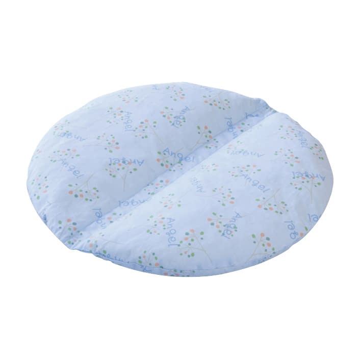 通気ビーズクッション 円型 円型 23-2429-0902 ブルー 日本エンゼル 1634(ケイ380X40MM)