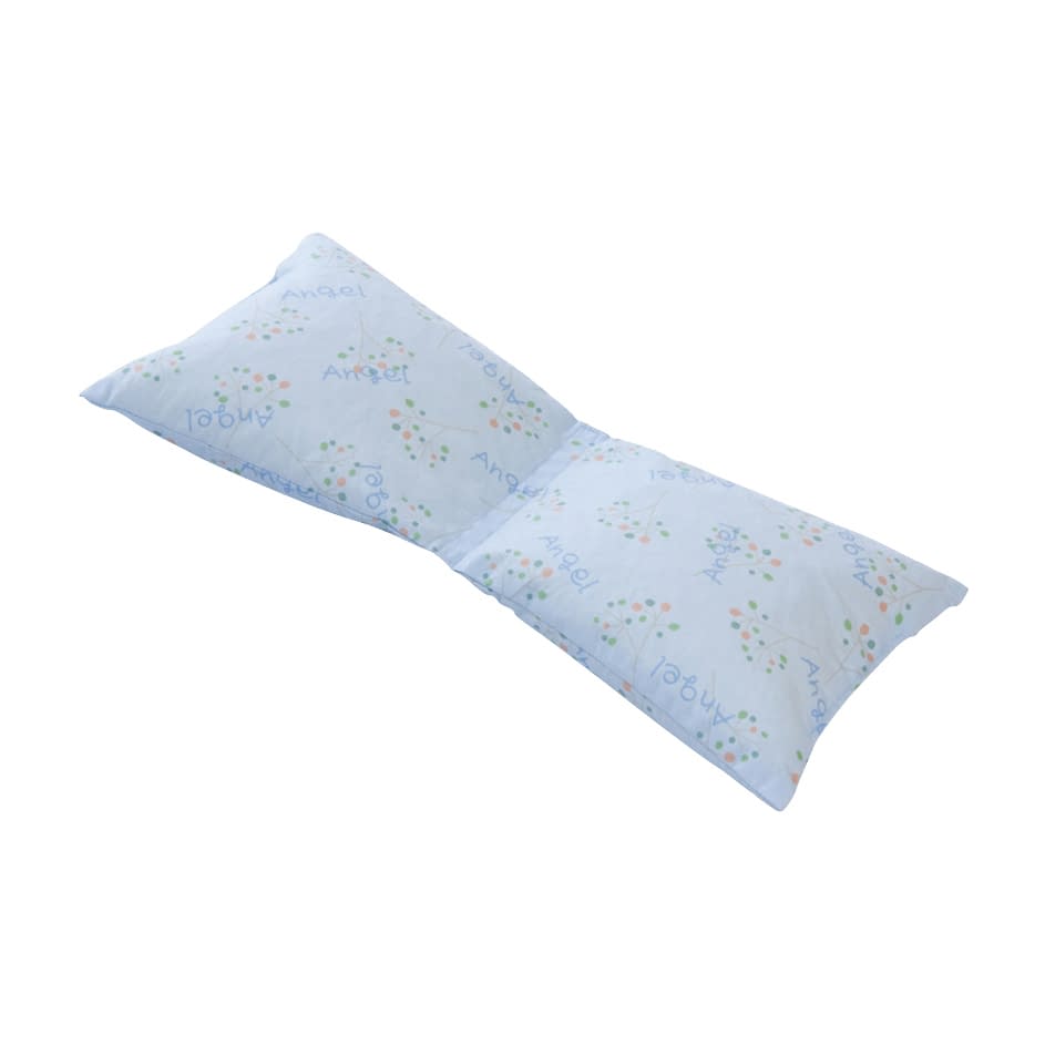 通気ビーズクッション 台形(小) 台形(小) 23-2429-1002 ブルー 日本エンゼル 1635(380X200X40MM)