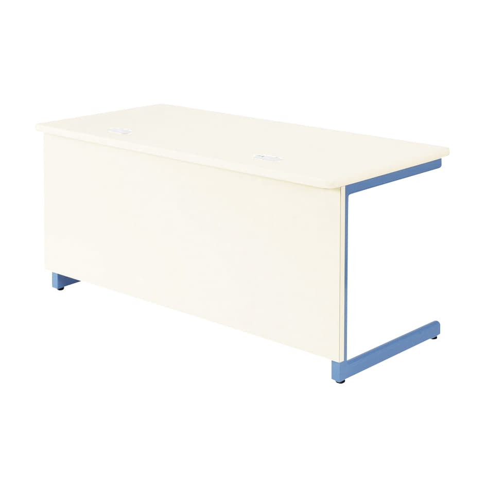 ドクターテーブル 23-6899-0202 ブルー ニシキ工業 PS1870L(W180XD70XH64