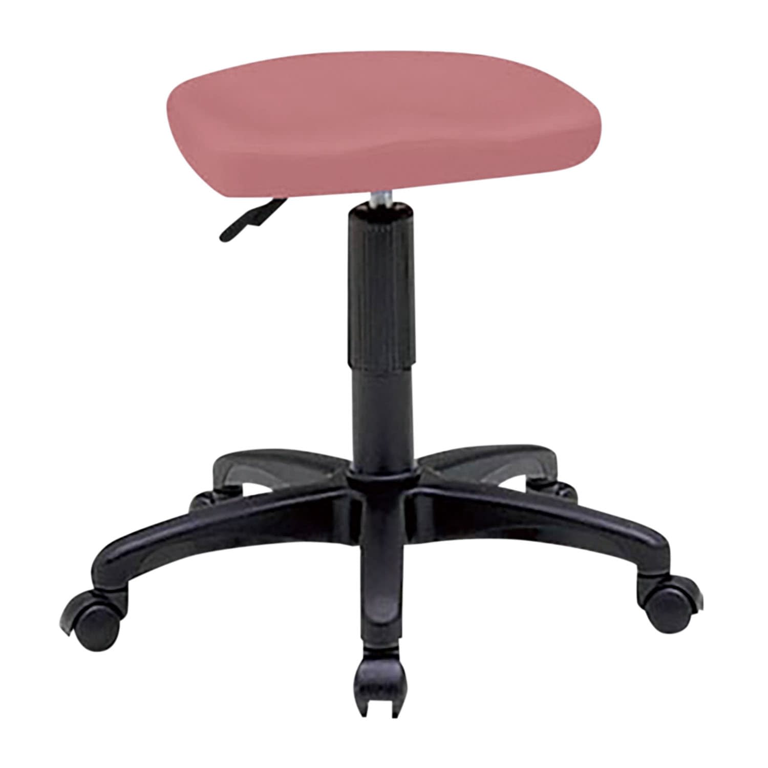 クランケチェア(キャスタータイプ) 23-6906-0001 ピンク ニシキ工業 MS-31N(MS-29N)