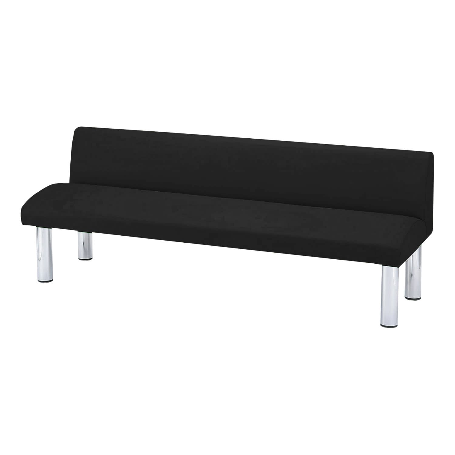 ロビーチェア 23-6717-0110 ネオブラック ニシキ工業 HKZ-15A(150X59X65CM