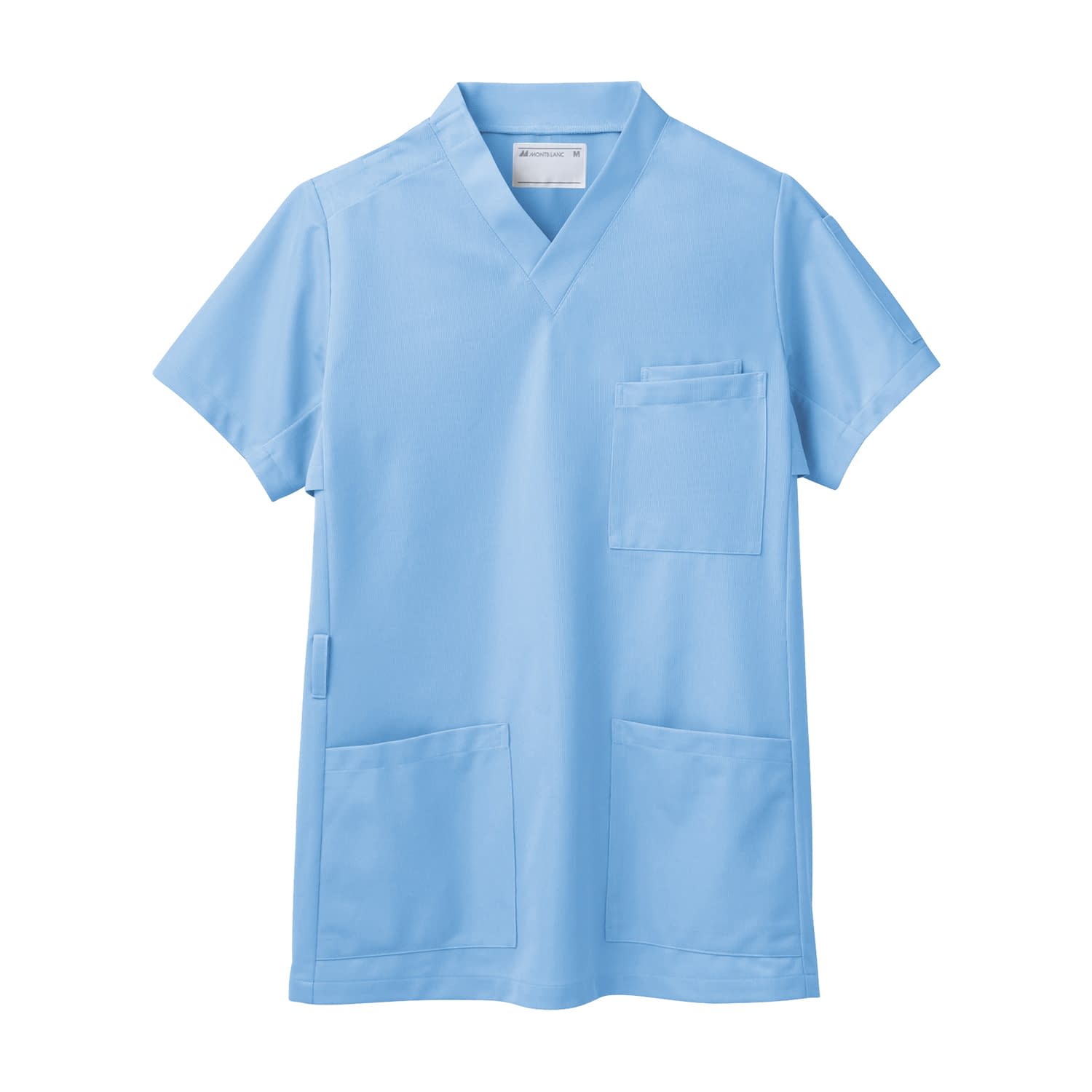 スクラブ(男女兼用) 23-7574-0105 3L 住商モンブラン 72-613(ペールブルー)