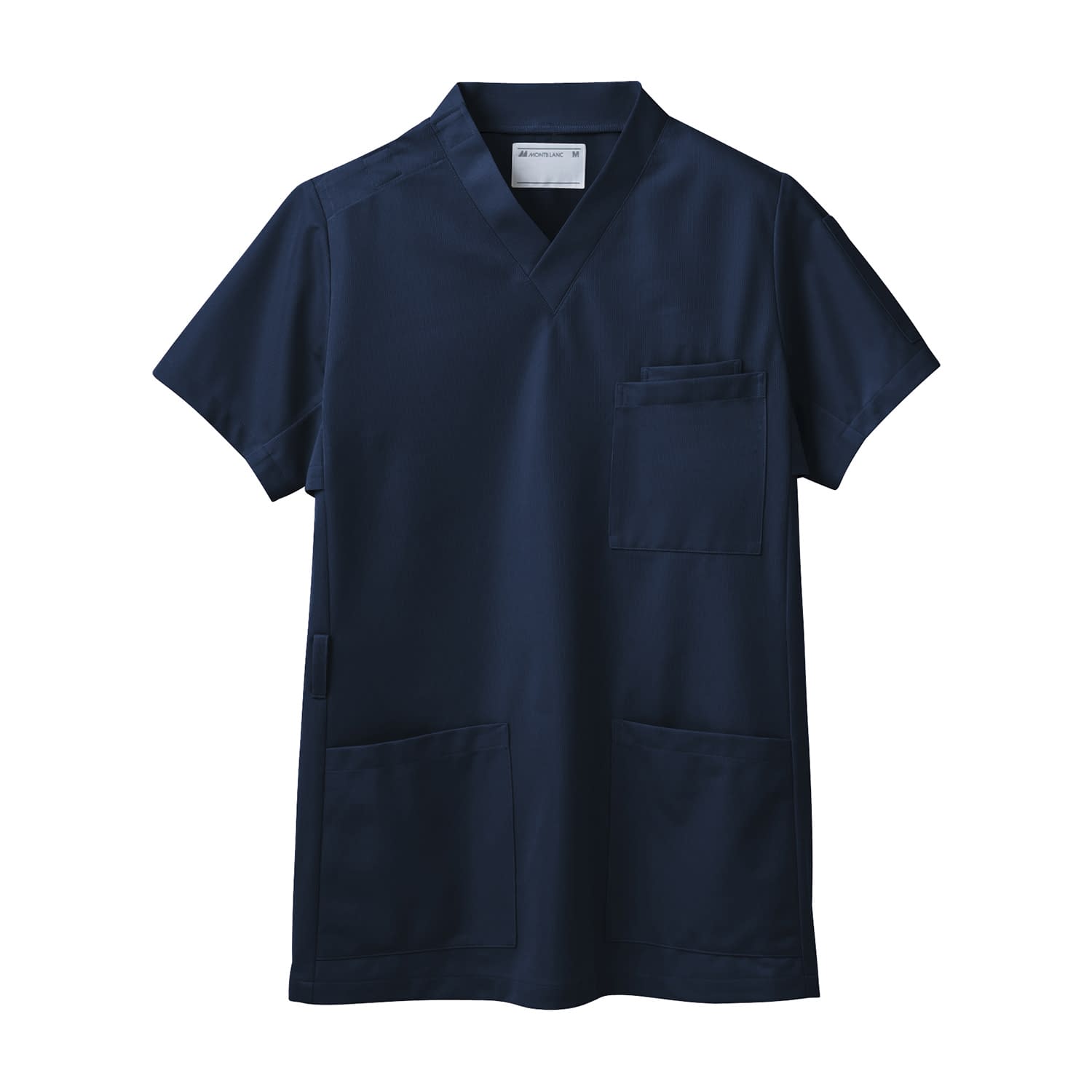 スクラブ(男女兼用) 23-7574-0704 LL 住商モンブラン 72-619(ネイビー)