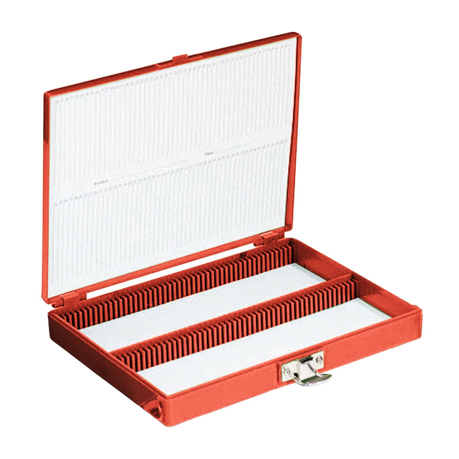 カラースライドボックス 25枚用 23-6849-0003 赤 サーモフィッシャーサイエンティフィック 25マイヨウ