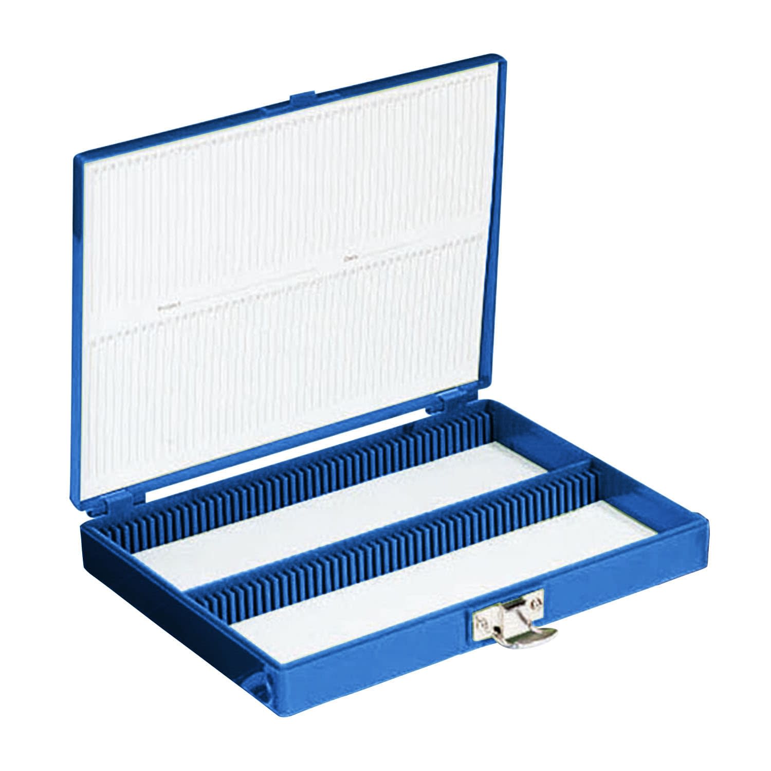 カラースライドボックス 100枚用 23-6849-0101 青 サーモフィッシャーサイエンティフィック 100マイヨウ