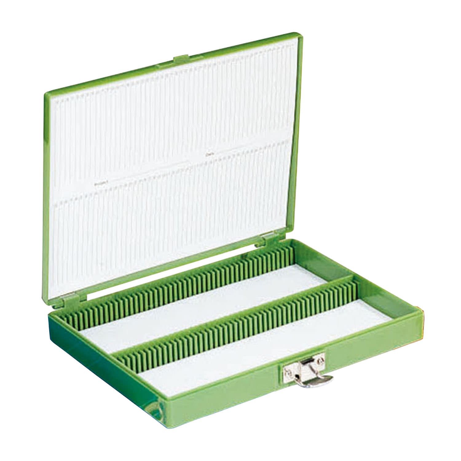 カラースライドボックス 100枚用 23-6849-0102 緑 サーモフィッシャーサイエンティフィック 100マイヨウ