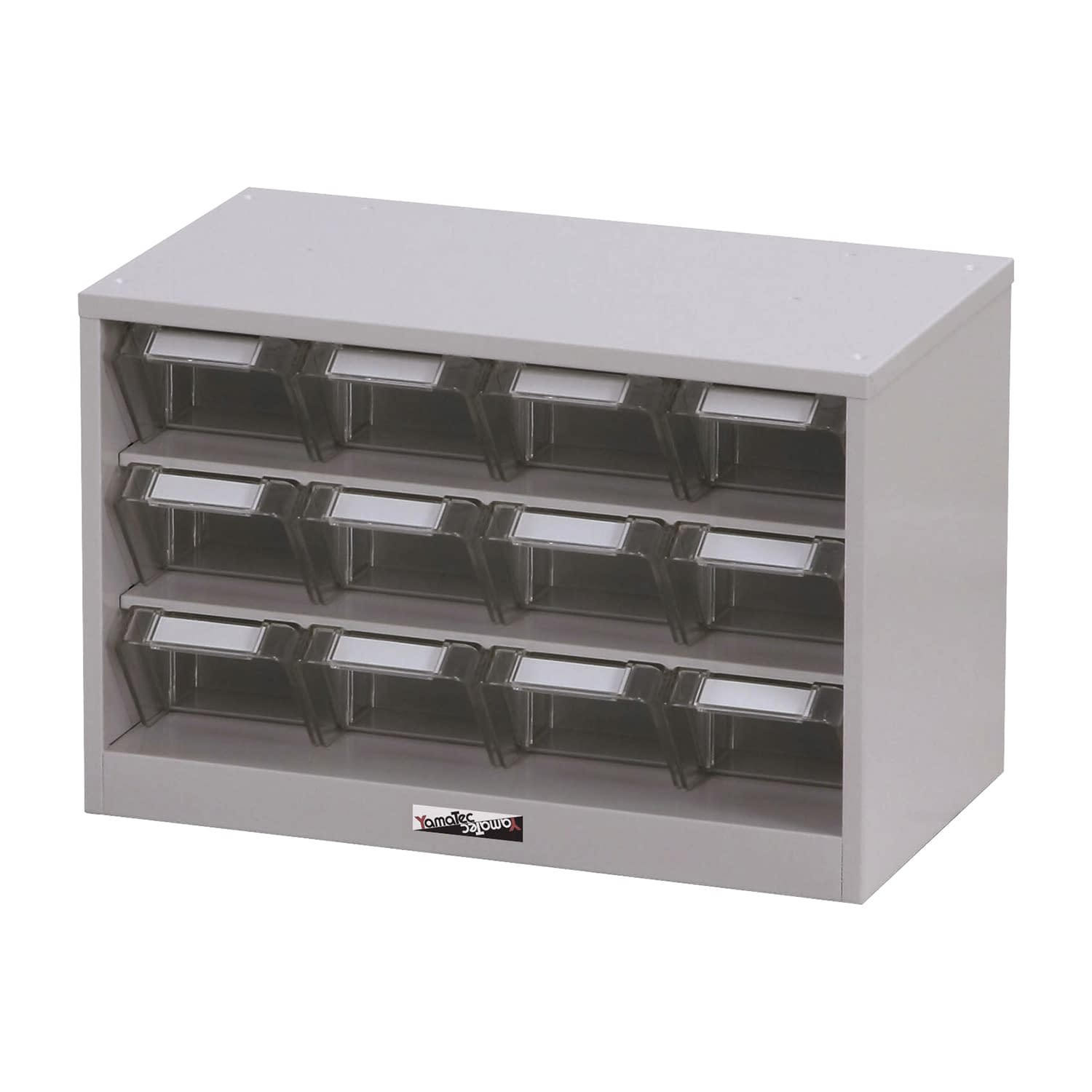パーツキャビネット ケース12コ(4×3) 23-6770-00 山金工業 PK-403N(449X250X297)