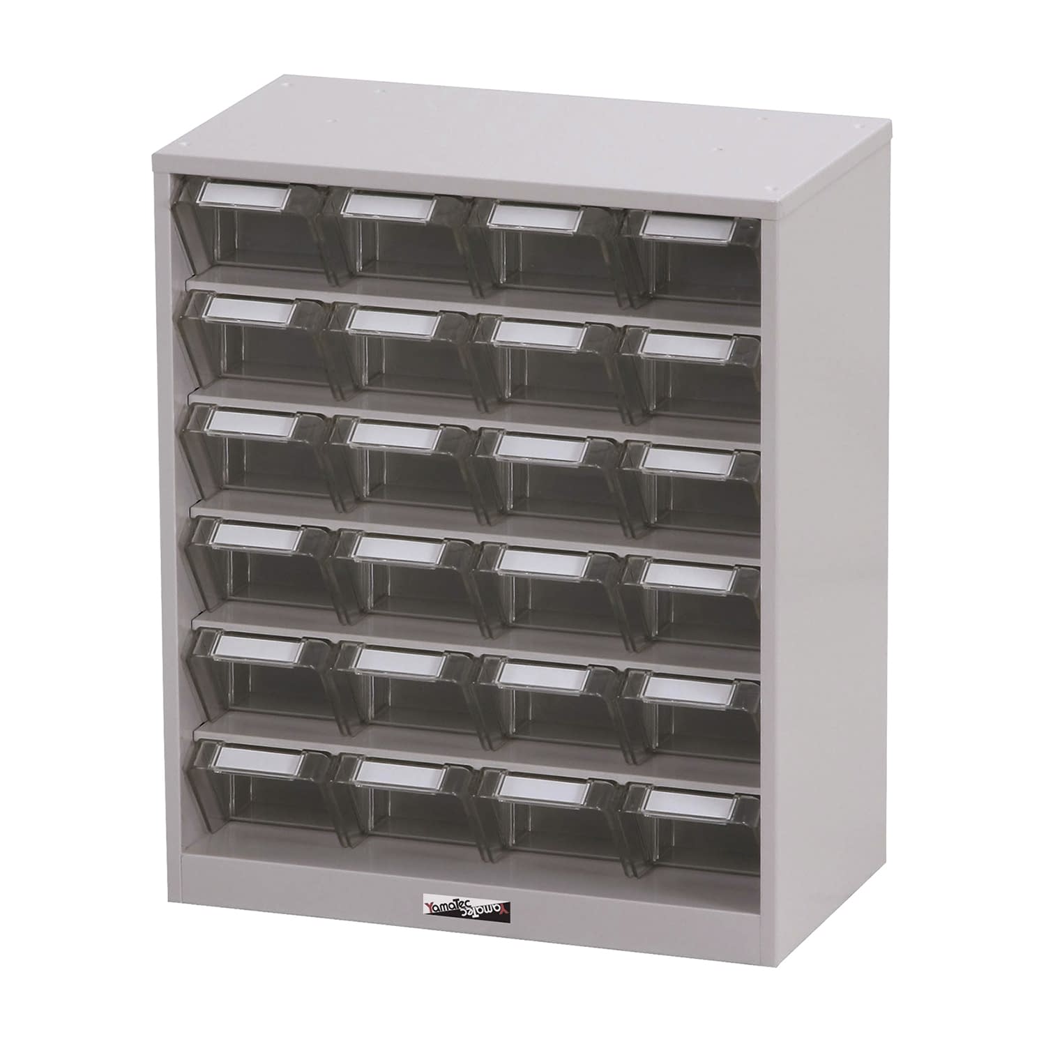 パーツキャビネット ケース24コ(4×6) 23-6770-02 山金工業 PK-406N(449X250X540)