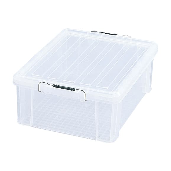 バックルコンテナ(クリア) 23-6777-03 アイリスオーヤマ BL-43(630X445X230MM)