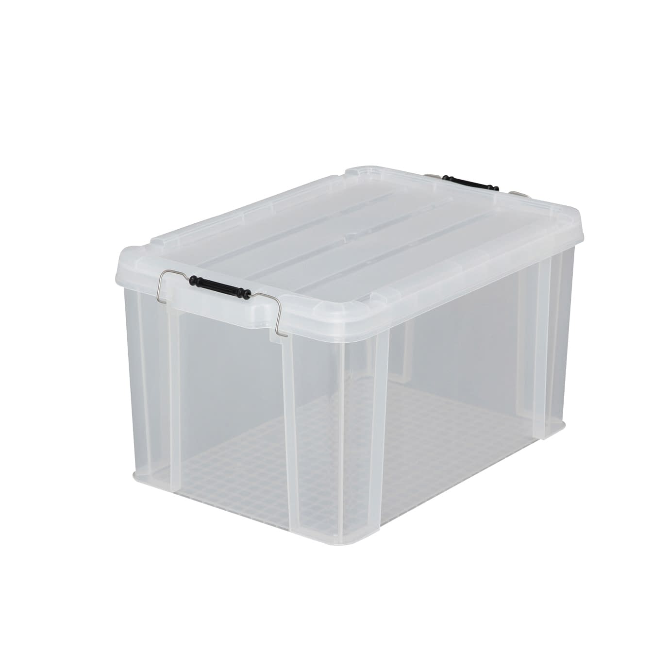 バックルコンテナ(クリア) 23-6777-04 アイリスオーヤマ BL-45(580X385X315MM)