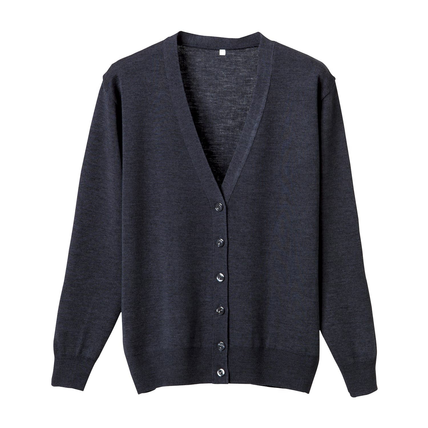 抗ピル長袖カーディガン 23-7563-0102 グレー ディーフェイズ D-1001(M)