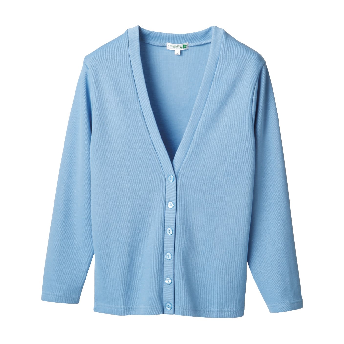 カーディガン 23-7564-0204 サックス ディーフェイズ C-04(L)