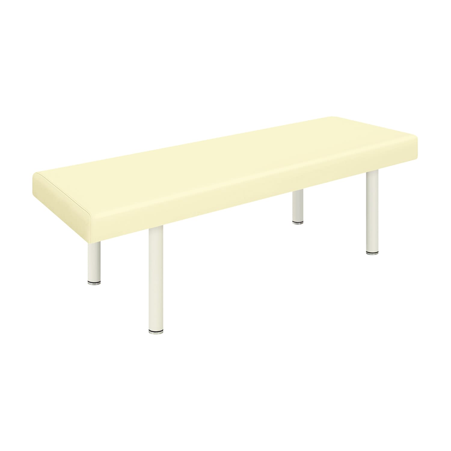 診察台(DXスリーパー) 23-6915-0113 ビニルレザークリーム 高田ベッド製作所 TB-994(60X180X55CM)