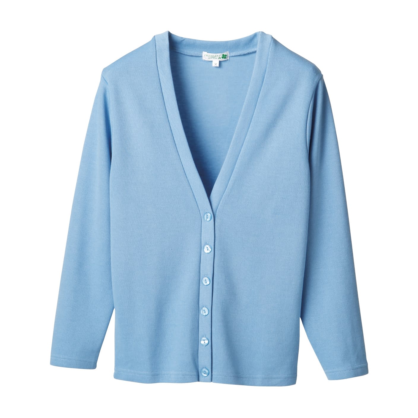 カーディガン 23-7564-0404 サックス ディーフェイズ C-04(3L)