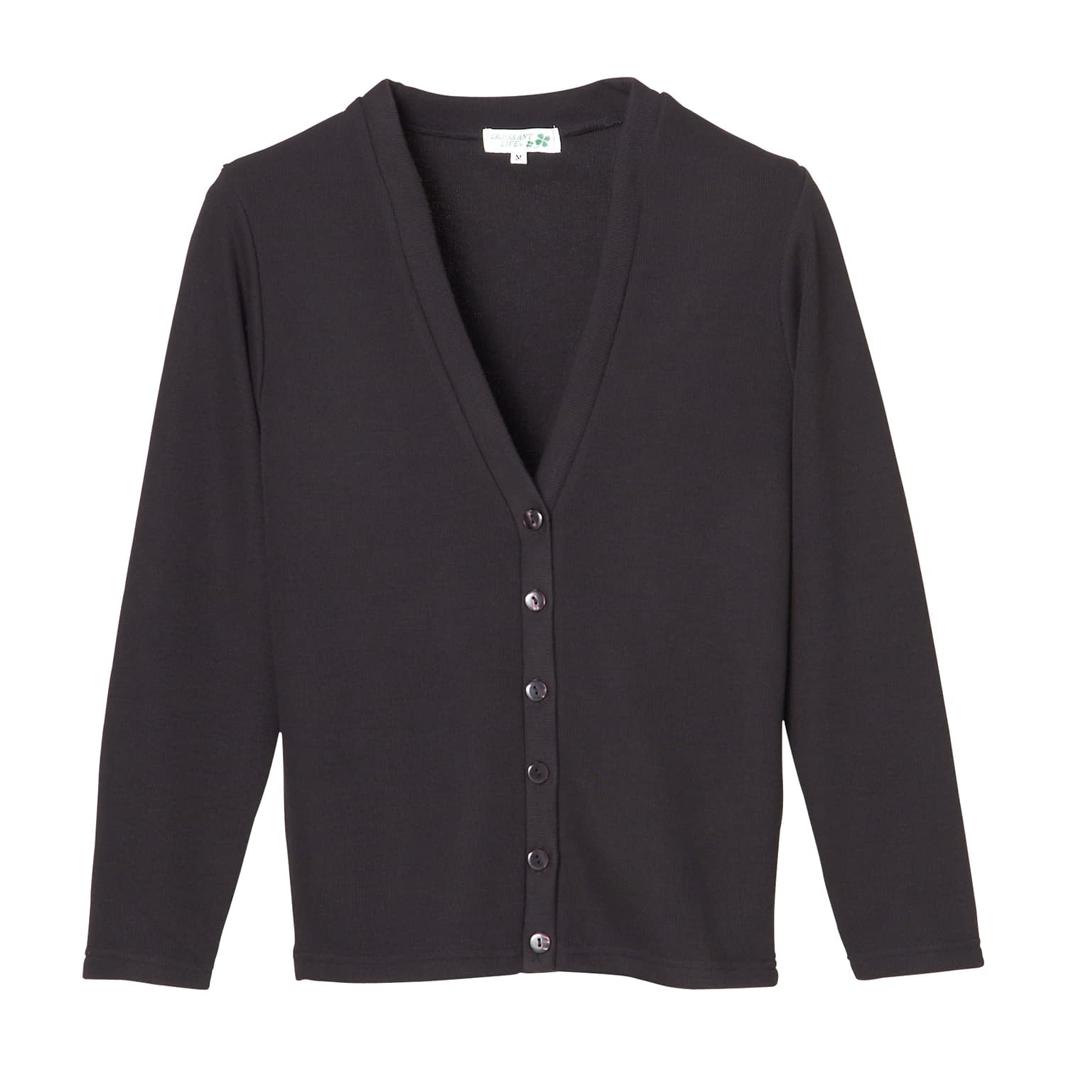 カーディガン 23-7564-0406 ブラック ディーフェイズ C-04(3L)