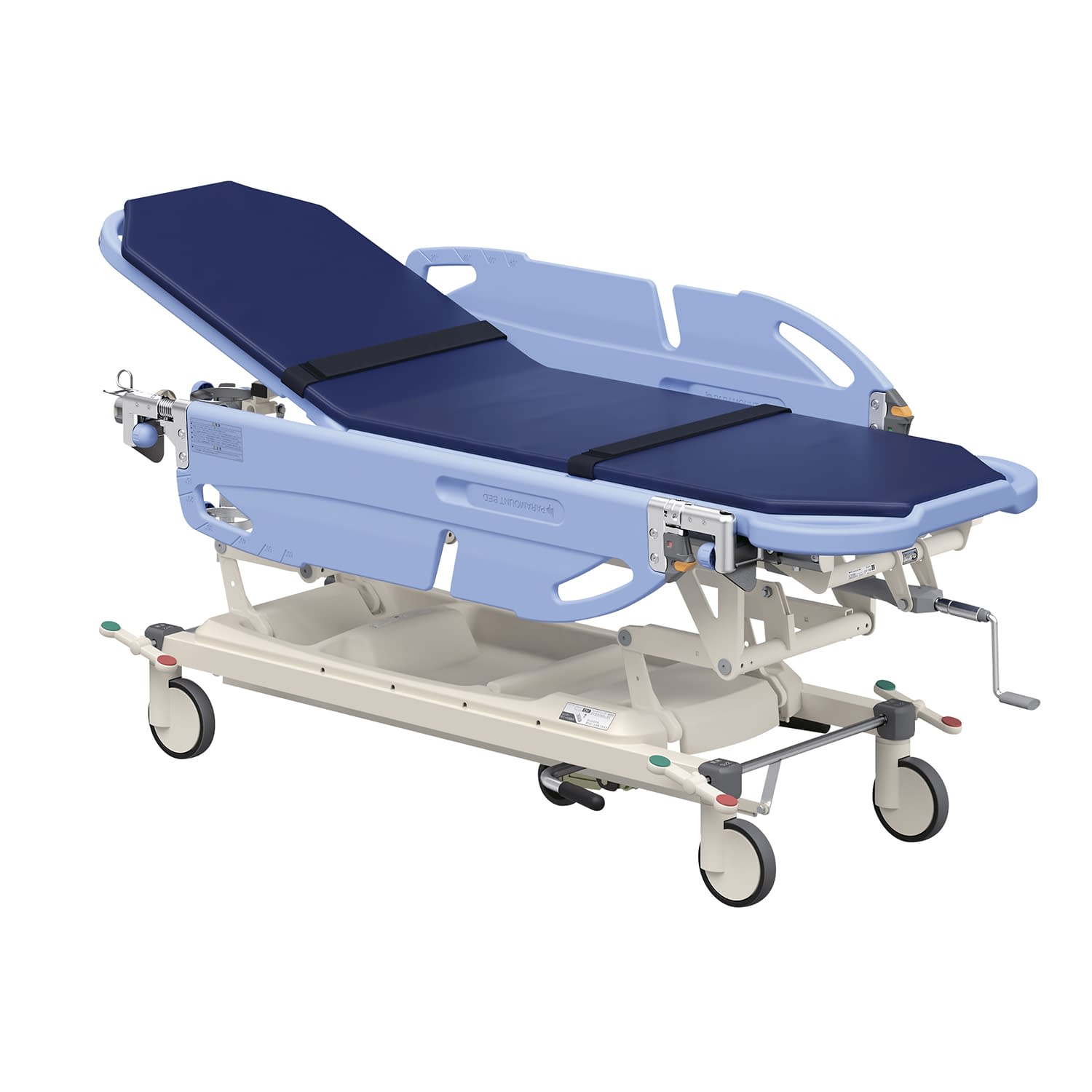 ストレッチャー(昇降式・背上げ機構) 背上げ機構付 23-6628-01 パラマウントベッド KK-726B