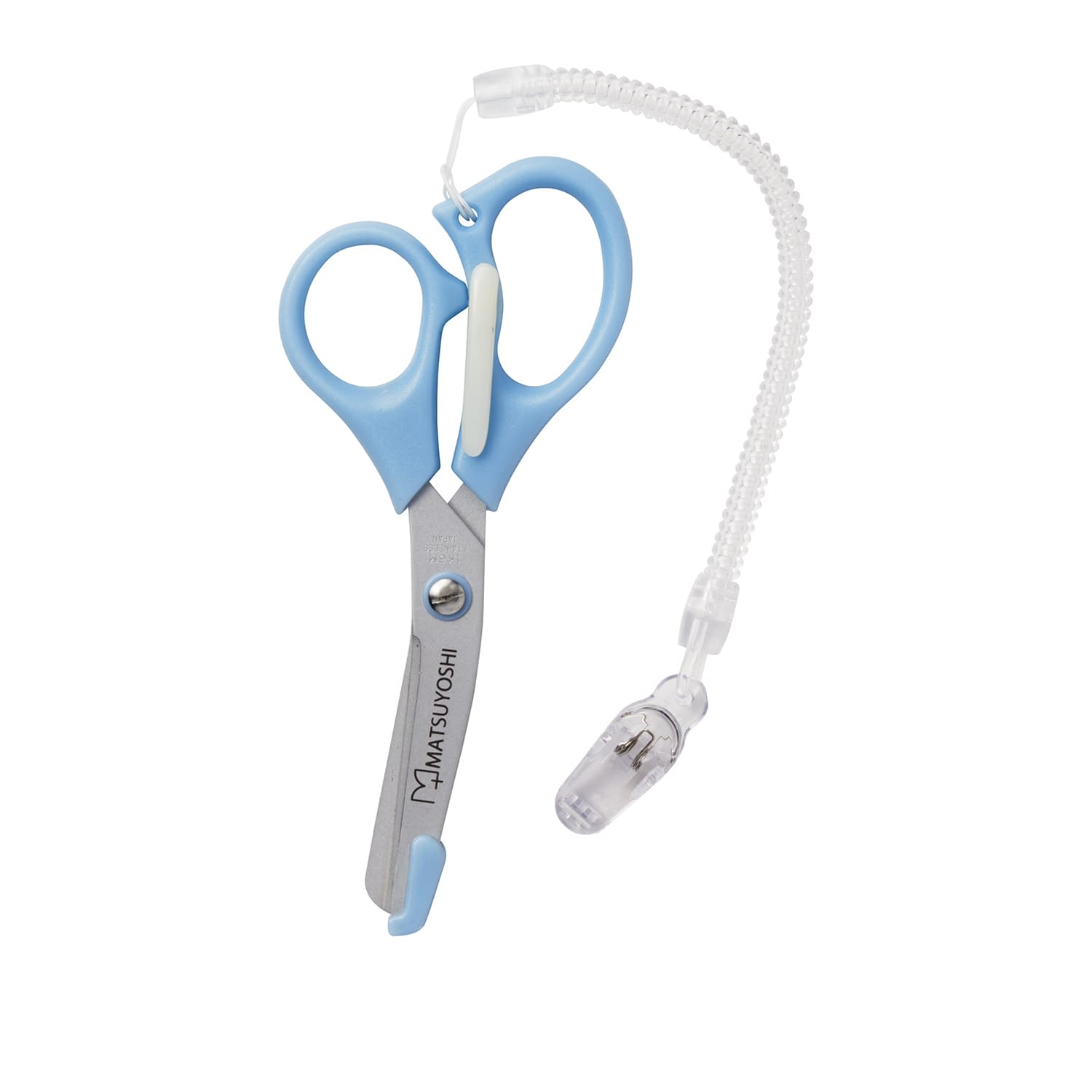 マツヨシ ナースハサミ(袋付) はさみ 23-7714-01 MATSUYOSHI MY-NS0330B(ブルー)