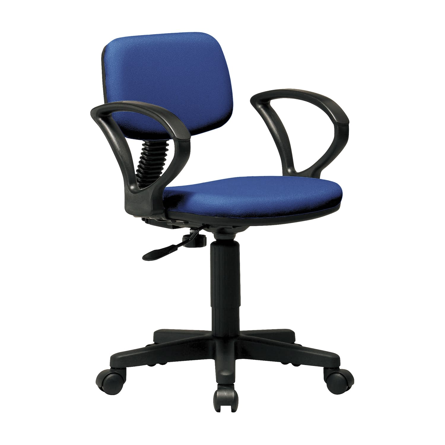 チェア(肘付) 肘付 24-4303-0001 ブルー ニシキ工業 KE-926A