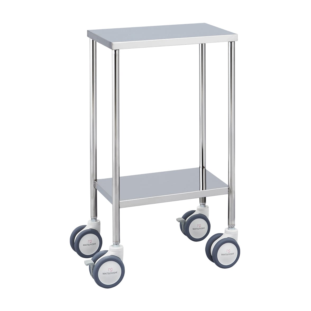 マツヨシ抗菌ステンレス器械台 カート(抗菌) 24-2502-00 MATSUYOSHI MY-IW105(450X300X800