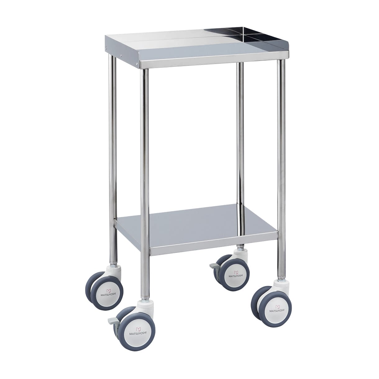 マツヨシ抗菌ステンレス器械台 カート(抗菌) 24-2506-00 MATSUYOSHI MY-IW125(450X350X800