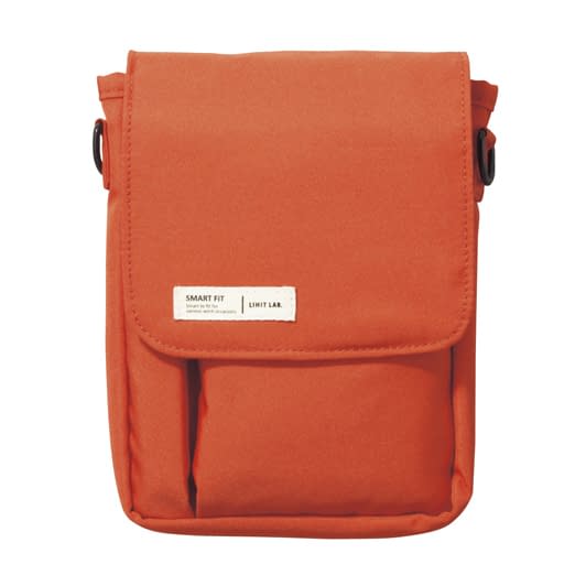 キャリングポーチ(A6) ウエストポーチ 23-7858-00 LIHITLAB． A7574-4(オレンジ)