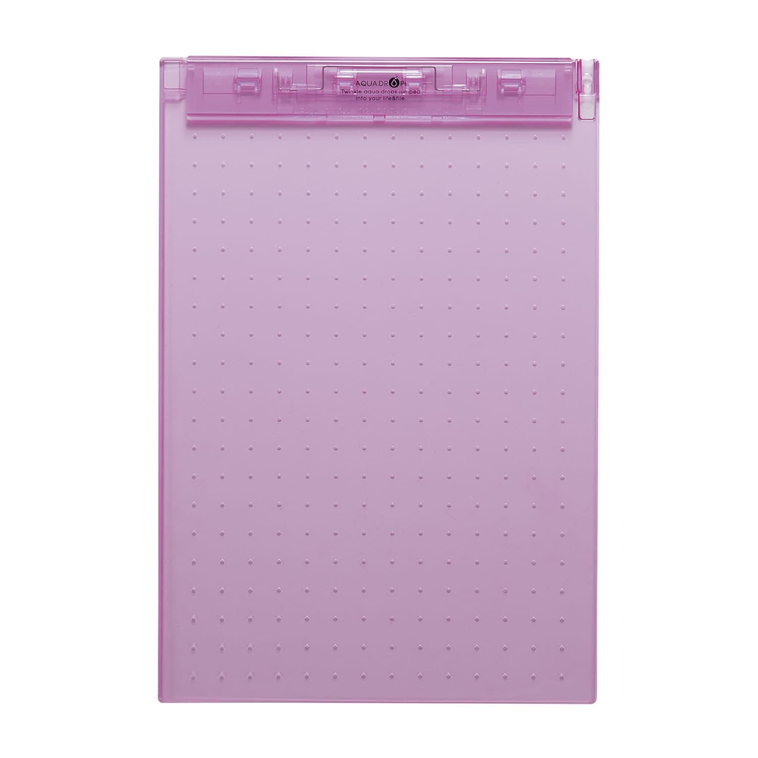 超薄型クリップボード(A4) A4・タテ バインダー 23-7959-00 LIHITLAB. A5067-3(アカ)