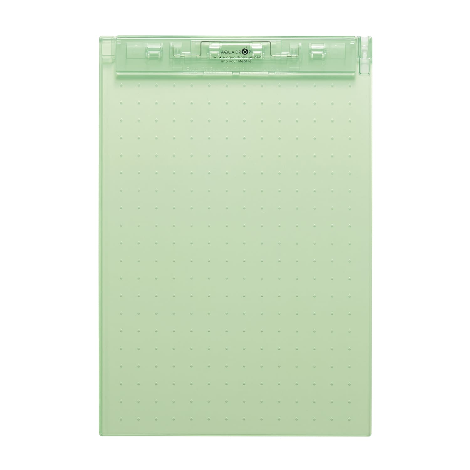 超薄型クリップボード(A4) A4・タテ バインダー 23-7959-02 LIHITLAB. A5067-6(キミドリ)